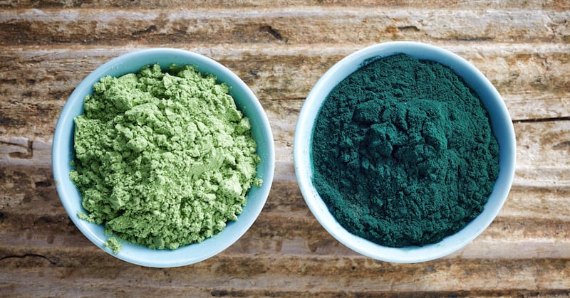 What is the difference between Chlorella and Spirulina?