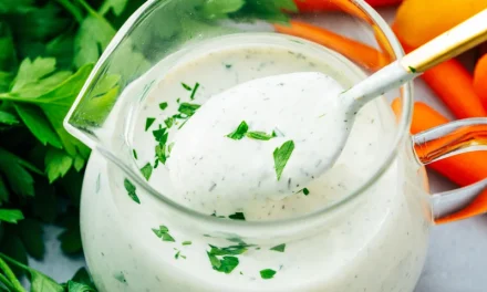 Ranch Sauce Recipe: What to eaten with?